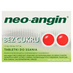 Neo-Angin suikervrij 1,2 mg + 0,6 mg + 5,72 mg, 24 zuigtabletten