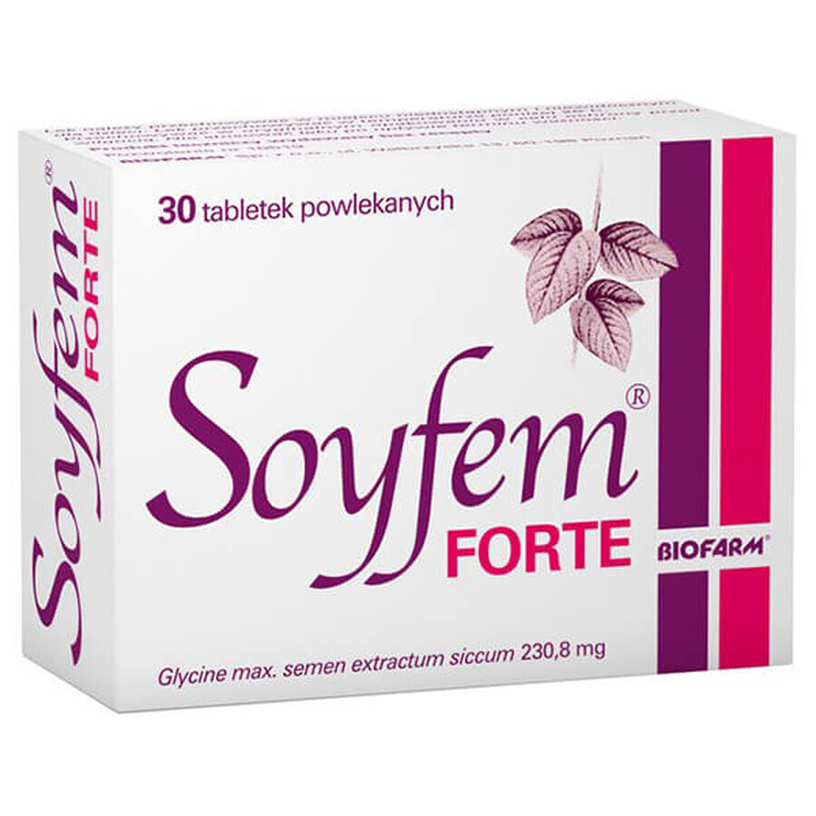 Sojafem Forte 230,8 mg, 30 filmomhulde tabletten