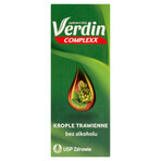 Verdin Complexx, gotas digestivas, sin alcohol, 40 ml