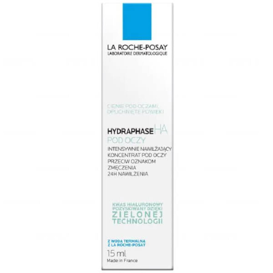 La Roche-Posay Hydraphase Intense, concentrat intens hidratant pentru ochi împotriva semnelor de oboseală, 15 ml