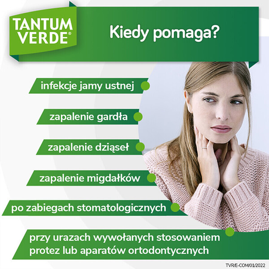 Tantum Verde 1,5 mg/ml, soluție de clătire pentru gură și gât, 240 ml