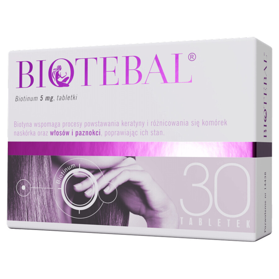 Biotebal 5 mg, 30 tabletten