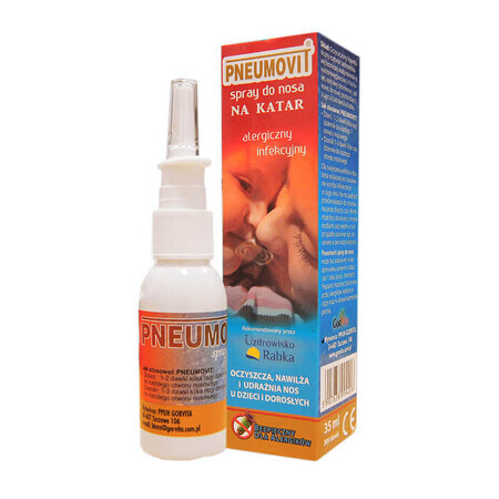 Pneumovit, neusspray voor rhinitis voor kinderen en volwassenen, 35 ml