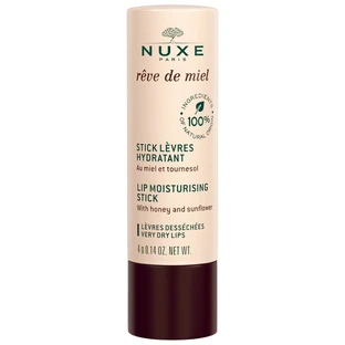 Nuxe Reve de Miel, hydraterende lippenstift voor droge en gebarsten lippen, 4 g