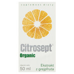 Citrosept Organic, grapefruitextract, druppels, 50 ml