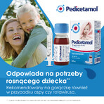 Pedicetamol 100 mg/ml, orale oplossing voor kinderen en zuigelingen vanaf de geboorte, 60 ml