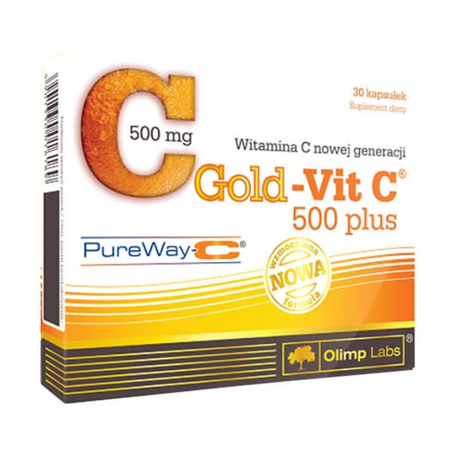 Olimp Gold-Vit C 500 Plus, 30 cápsulas