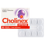 Cholinex Intense 2.5 mg + 1.2 mg, blackberry flavor, 20 hard tablets