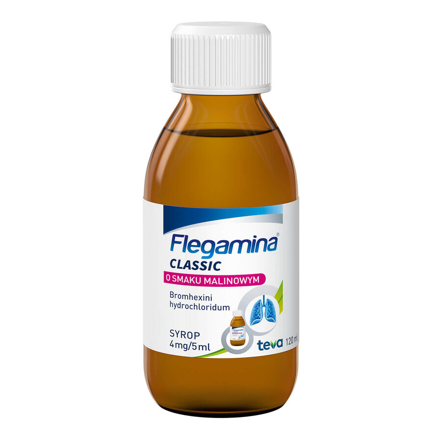 Flegamina 4 mg/ 5 ml, Sirup, Himbeergeschmack, 120 ml