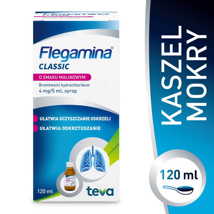 Flegamina 4 mg/ 5 ml, Sirup, Himbeergeschmack, 120 ml