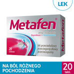 Metafen 200 mg + 325 mg, 20 Tabletten