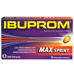 Ibuprom Max Sprint 400 mg, 10 Weichkapseln