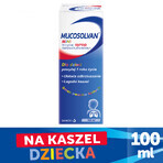 Mucosolvan Mini 15 mg/5 ml, siroop voor kinderen vanaf 1 jaar, bosvruchtensmaak, 100 ml