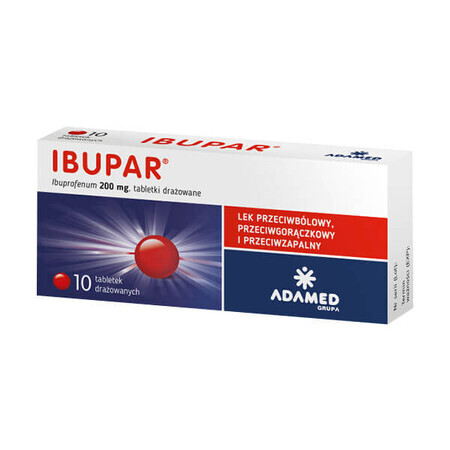 Ibupar 200 mg, 10 Tabletten