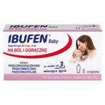 Ibufen Baby 60 mg, suppositoires à partir de 3 mois, 5 unités