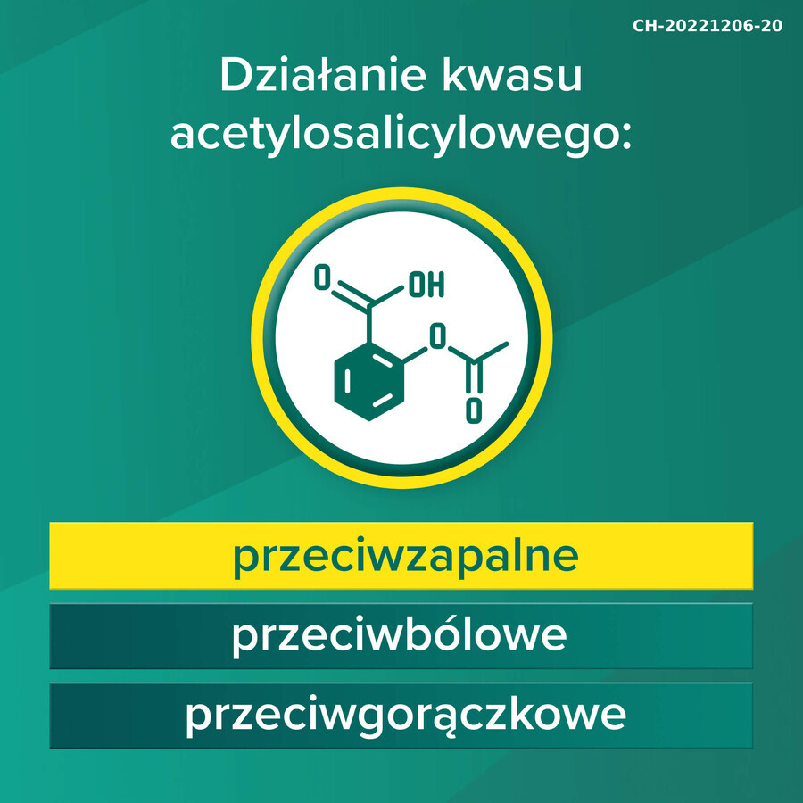 Aspirine C 400 mg + 240 mg, 20 bruistabletten