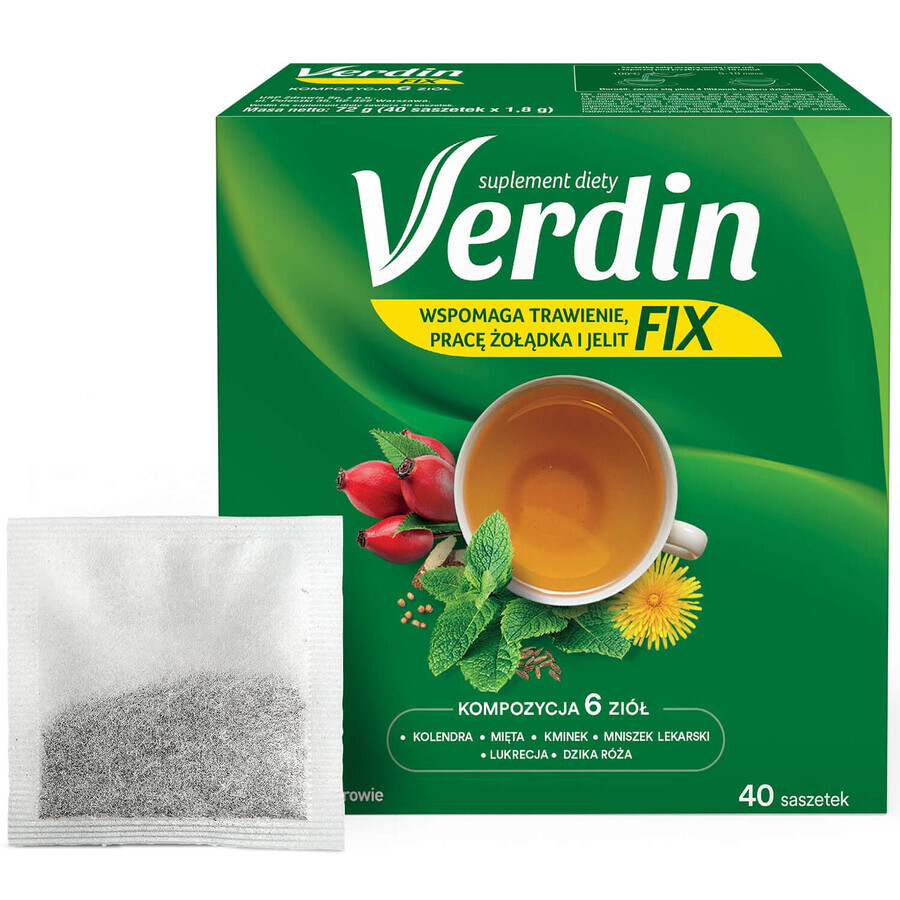 Verdin Fix, 40 zakjes