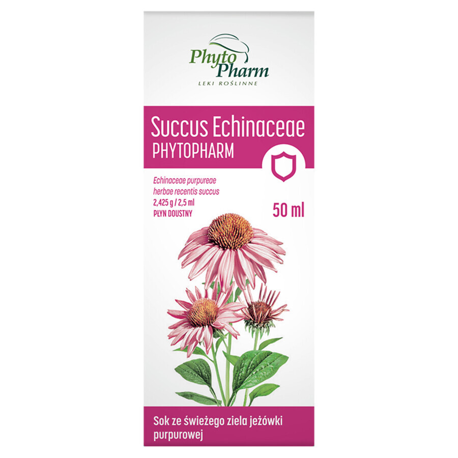 Succus Echinaceae Phytopharm 2,425 g/ 2,5 ml, liquido orale, 50 ml