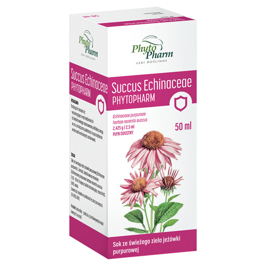 Succus Echinaceae Phytopharm 2,425 g/ 2,5 ml, liquido orale, 50 ml