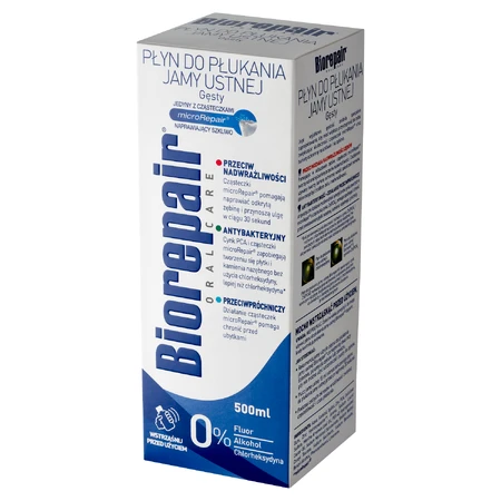 Biorepair, enjuague bucal, espeso, 500 ml