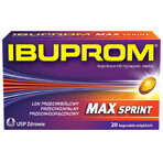 Ibuprom Max Sprint 400 mg, 20 soft capsules