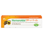 Hemoroïdaal (50 mg + 5 mg)/g, rectale gel, 30 g