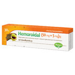 Hemoroïdaal (50 mg + 5 mg)/g, rectale gel, 30 g