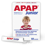 Apap Junior 250 mg, korrels, 10 sachets