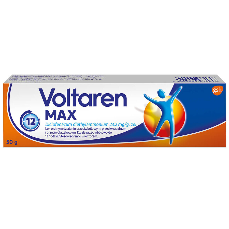 Voltaren Max 23.2 mg/g, gel, 50 g