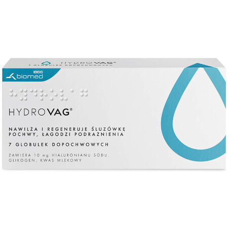 HydroVag, vaginal globules, 7 units