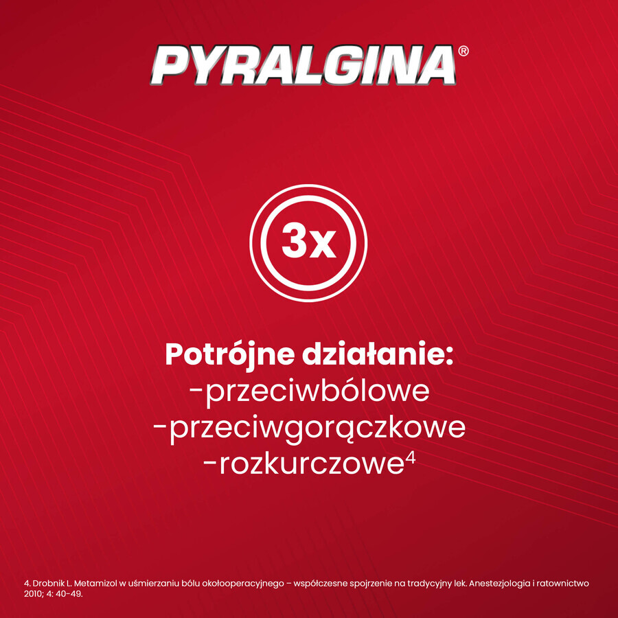 Pyralgina 500 mg, 6 comprimés