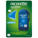 Nicorette Coolmint 2 mg, 20 zuigtabletten