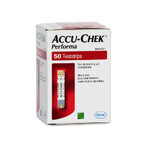 Accu-Chek Performa, meter teststrips, 50 stuks