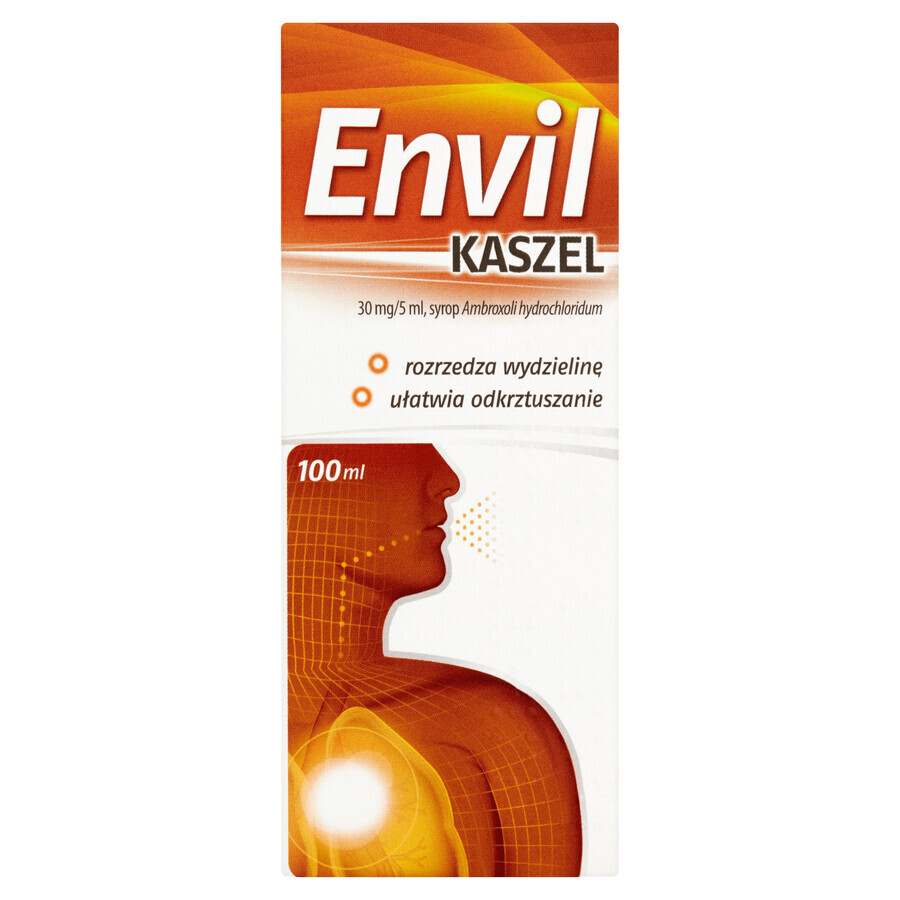 Envil hoest 30 mg/ 5 ml, siroop, 100 ml