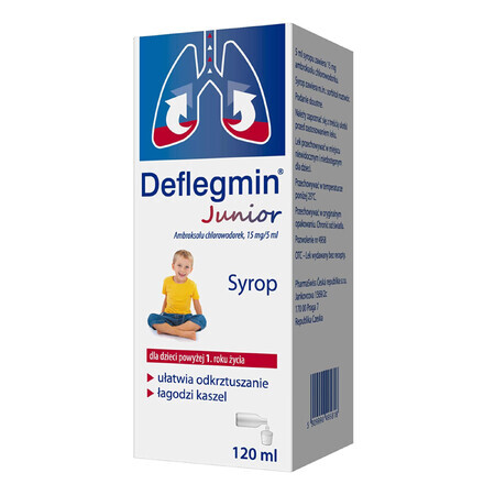 Deflegmin Junior 15 mg/ 5 ml, sciroppo, 120 ml