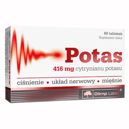 Olimp Potassium, citrato de potasio, 60 comprimidos