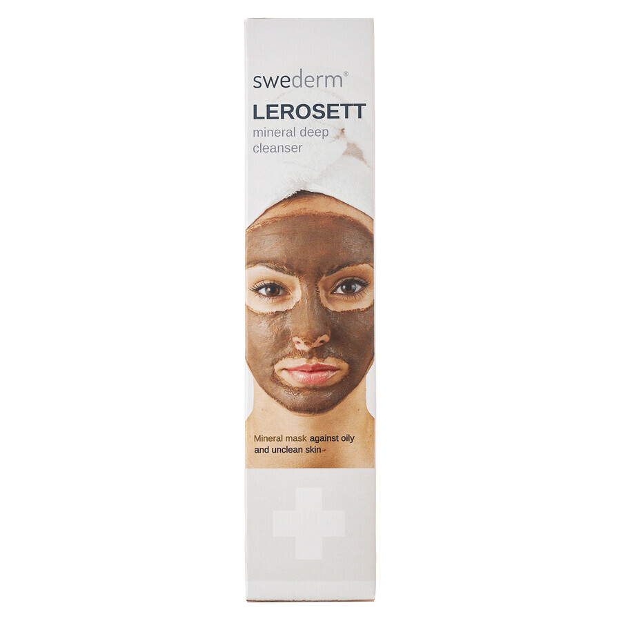 Swederm Lerosett, cleansing mask, oily, combination and acne-prone skin, 70 ml