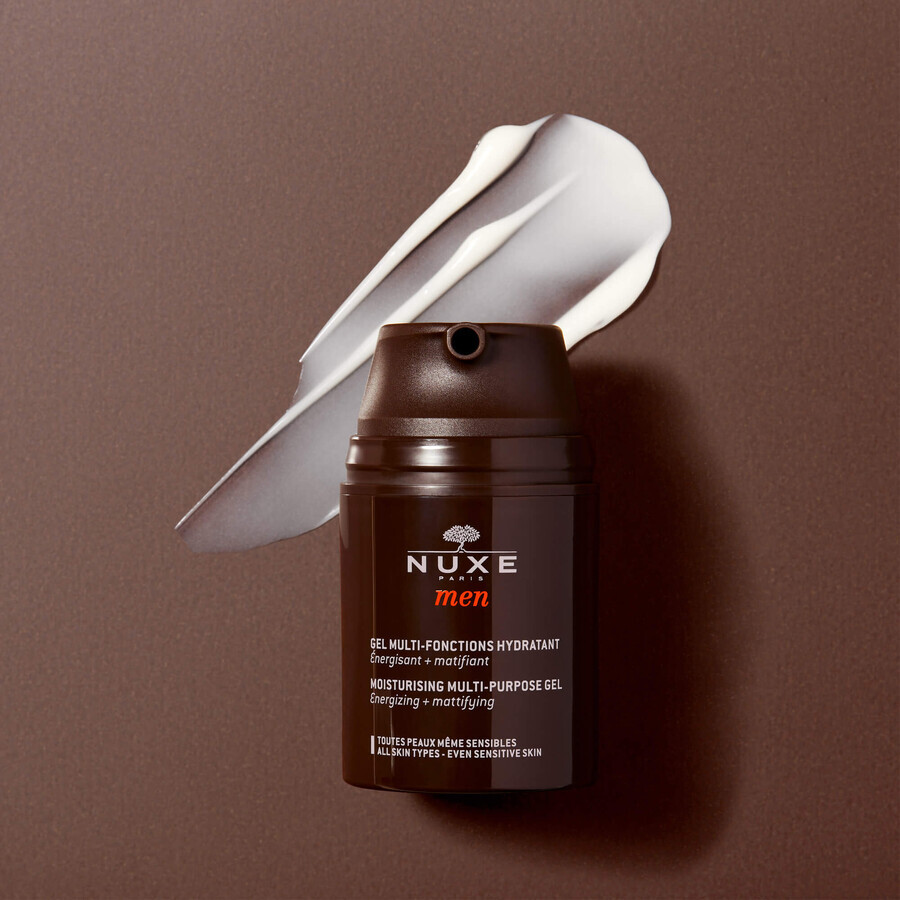 Nuxe Men, gel hidratante facial multifunción, 50 ml