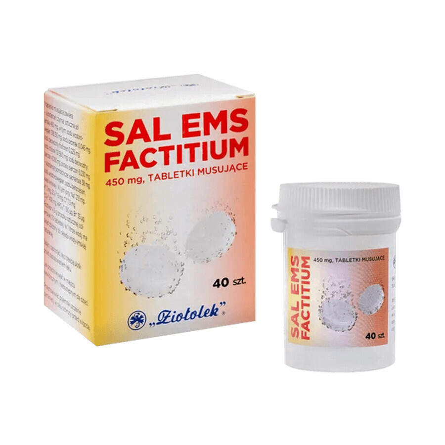 Sal Ems factitium 450 mg, 40 bruistabletten