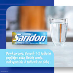 Saridon 250 mg + 150 mg + 50 mg, 20 tablets