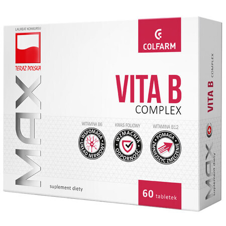 Max Vita B Complex, 60 tabletten