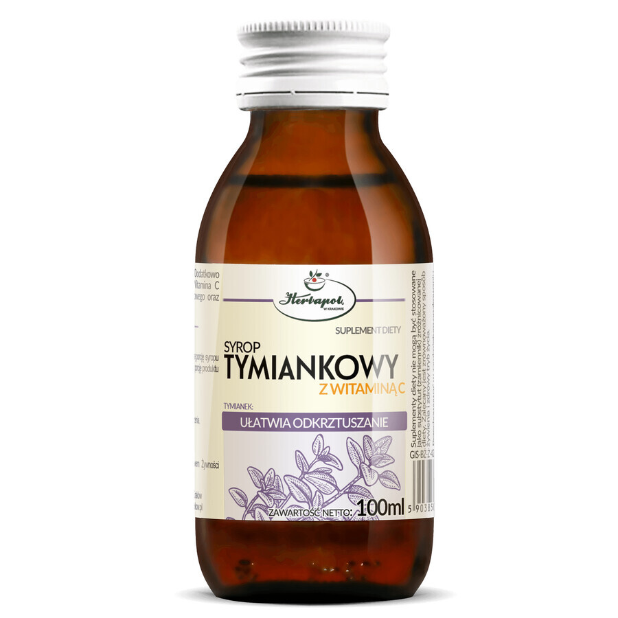 Herbapol Thymiansirup mit Vitamin C, 100 ml