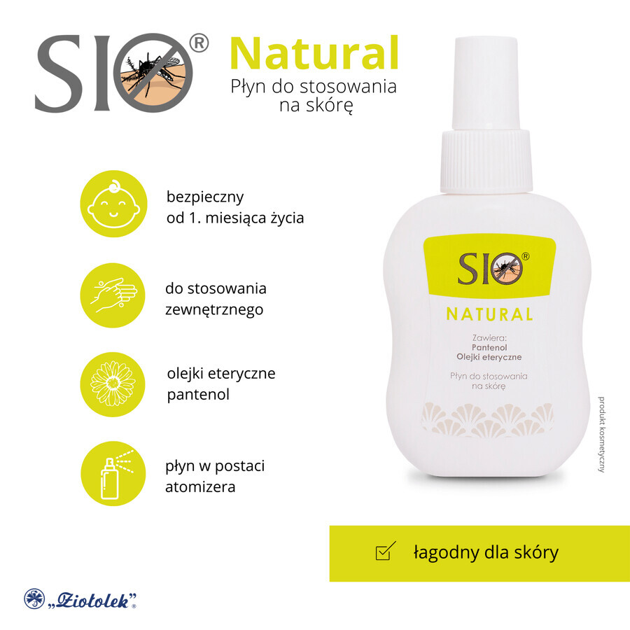 Sio Natural, insectenspray voor kinderen vanaf 1 maand, 100 ml