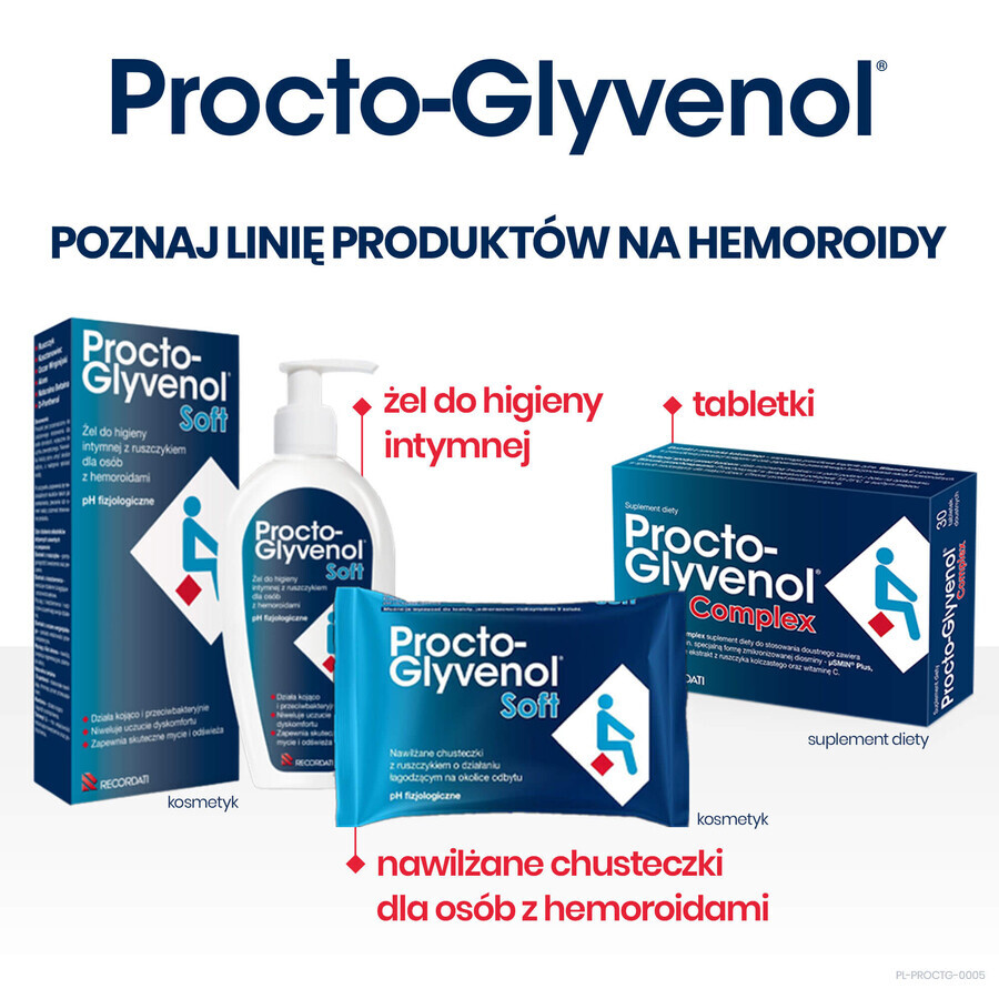 Procto-Glyvenol (50 mg + 20 mg)/g, rectale crème, 30 g