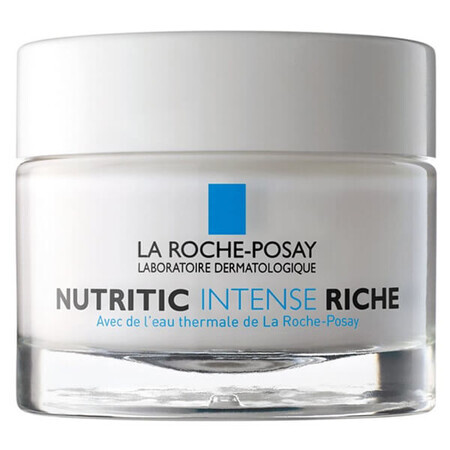 La Roche-Posay Nutritic Intense Riche, soin intensif nourrissant et régénérant, 50 ml