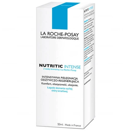 La Roche-Posay Nutritic Intense, soin intensif nourrissant et régénérant pour les peaux sèches, 50 ml