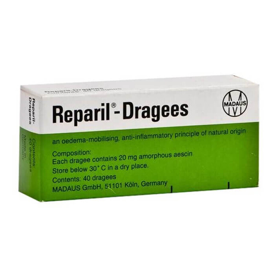 Reparil 20 mg, 40 enterale tabletten