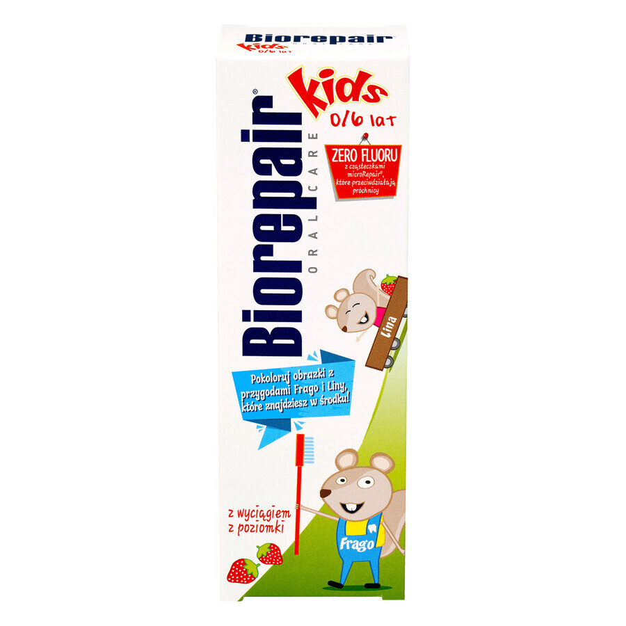 Biorepair Kids, tandpasta voor kinderen van 0 tot 6 jaar, 50 ml