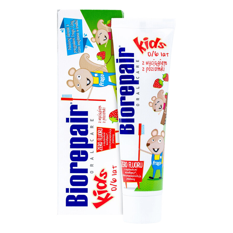 Biorepair Kids, tandpasta voor kinderen van 0 tot 6 jaar, 50 ml