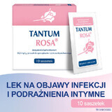 Tantum Rosa 53,2 mg/g, Pulver für Vaginalspüllösung, 10 Beutel